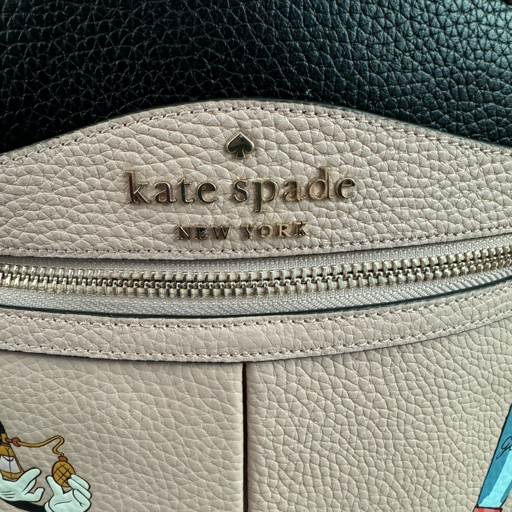 Kate Spade Black and Pink Disney Backpack - Picture 3 of 5